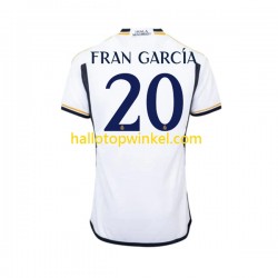 Real Madrid Voetbalshirt Fran Garcia 20 Heren Thuis Tenue 2023-2024 Korte Mouw