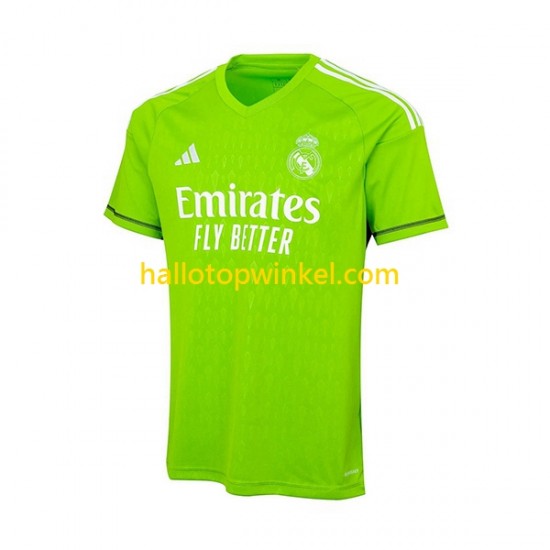 Real Madrid Voetbalshirt Doelman Heren Thuis Tenue 2023-2024 Korte Mouw