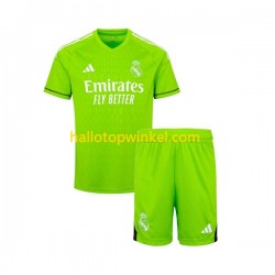 Real Madrid Voetbalshirt Doelman Kleuters/Kids Thuis Tenue 2023-2024 Korte Mouw