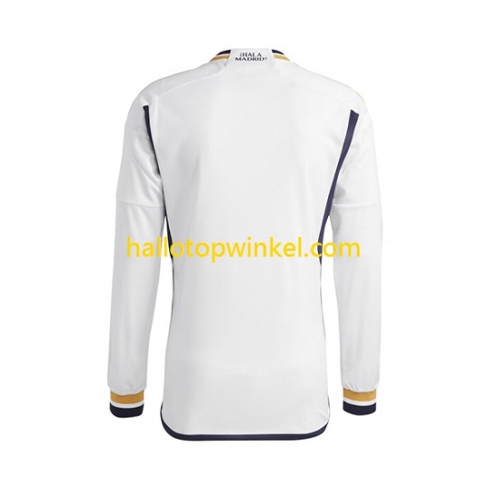 Real Madrid Voetbalshirt Heren Thuis Tenue 2023-2024 Lange Mouw