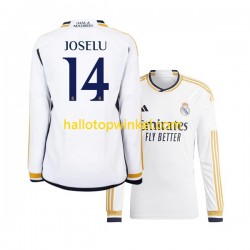 Real Madrid Voetbalshirt JOSELU 14 Heren Thuis Tenue 2023-2024 Lange Mouw