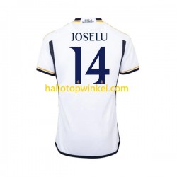 Real Madrid Voetbalshirt JOSELU 14 Heren Thuis Tenue 2023-2024 Korte Mouw