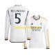 Real Madrid Voetbalshirt Jude Bellingham 5 Heren Thuis Tenue 2023-2024 Lange Mouw