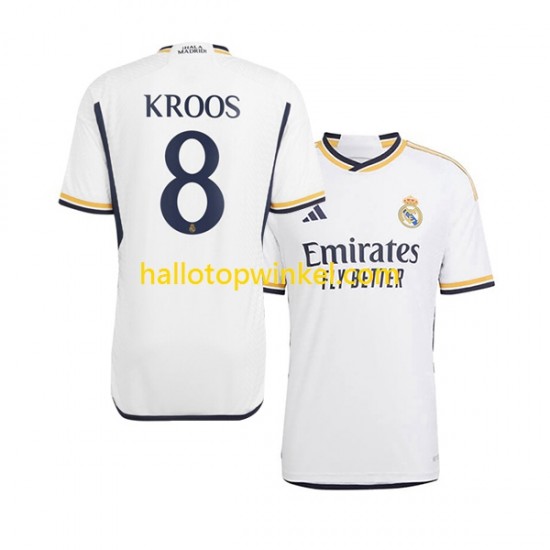Real Madrid Voetbalshirt Kroos 8 Heren Thuis Tenue 2023-2024 Korte Mouw