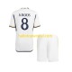 Real Madrid Voetbalshirt Kroos 8 Kleuters/Kids Thuis Tenue 2023-2024 Korte Mouw