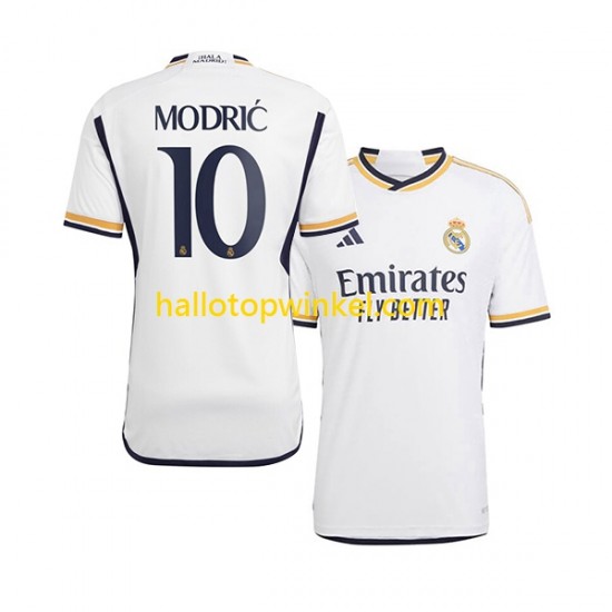 Real Madrid Voetbalshirt Modrić 10 Heren Thuis Tenue 2023-2024 Korte Mouw