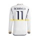 Real Madrid Voetbalshirt Rodrygo Goes 11 Heren Thuis Tenue 2023-2024 Lange Mouw