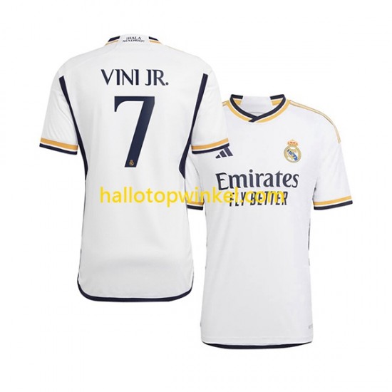 Real Madrid Voetbalshirt Vinicius Junior 7 Heren Thuis Tenue 2023-2024 Korte Mouw