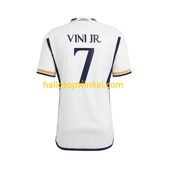 Real Madrid Voetbalshirt Vinicius Junior 7 Heren Thuis Tenue 2023-2024 Korte Mouw