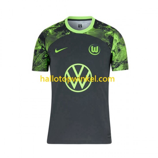 VfL Wolfsburg Voetbalshirt Heren Uit Tenue 2023-2024 Korte Mouw