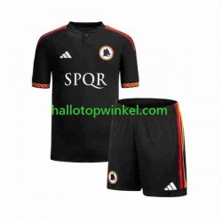 AS Roma Voetbalshirt Kleuters/Kids Derde Tenue 2023-2024 Korte Mouw
