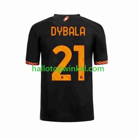 AS Roma Voetbalshirt Paulo Dybala 21 Heren Derde Tenue 2023-2024 Korte Mouw