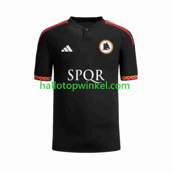 AS Roma Voetbalshirt Heren Derde Tenue 2023-2024 Korte Mouw