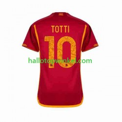 AS Roma Voetbalshirt Totti 10 Heren Thuis Tenue 2023-2024 Korte Mouw