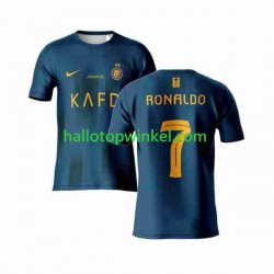 Voetbalshirt Al-Nassr Ronaldo 7 Heren Uit Tenue 2023-2024 Korte Mouw