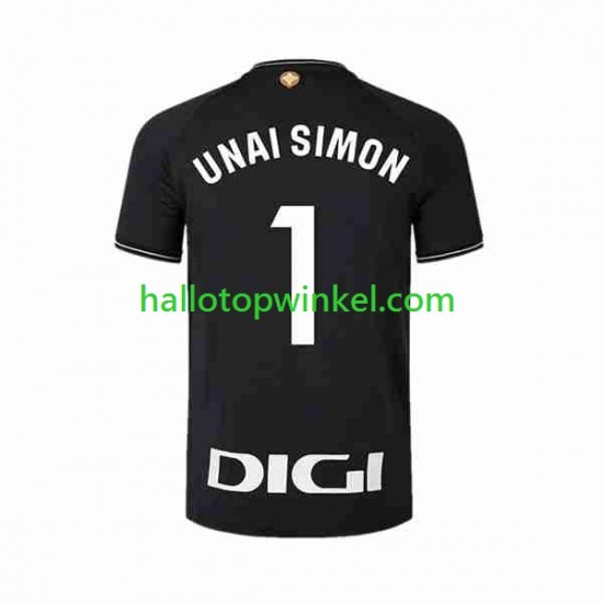 Athletic Bilbao Voetbalshirt UNAI SIMON 1 Doelman Heren Thuis Tenue 2023-2024 Korte Mouw