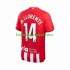 Atlético Madrid Voetbalshirt 2 Marcos Llorente 14 Heren Thuis Tenue 2023-2024 Korte Mouw