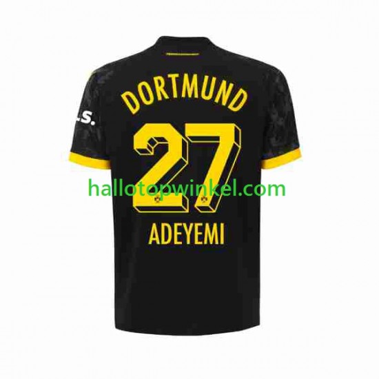 Borussia Dortmund Voetbalshirt Karim Adeyemi 27 Heren Uit Tenue 2023-2024 Korte Mouw
