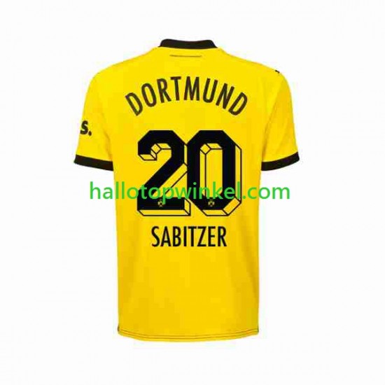 Borussia Dortmund Voetbalshirt Marcel Sabitzer 20 Heren Thuis Tenue 2023-2024 Korte Mouw