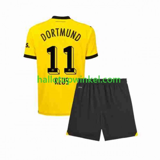 Borussia Dortmund Voetbalshirt Marco Reus 11 Kleuters/Kids Thuis Tenue 2023-2024 Korte Mouw