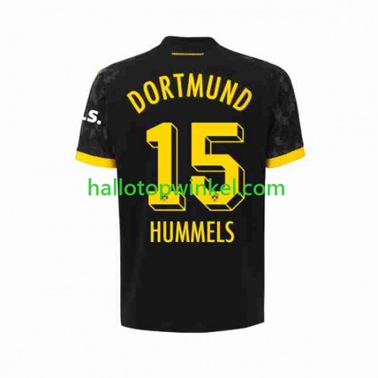 Borussia Dortmund Voetbalshirt Mats Hummels 15 Heren Uit Tenue 2023-2024 Korte Mouw