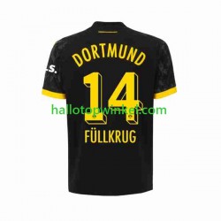 Borussia Dortmund Voetbalshirt Niclas Fullkrug 14 Heren Uit Tenue 2023-2024 Korte Mouw