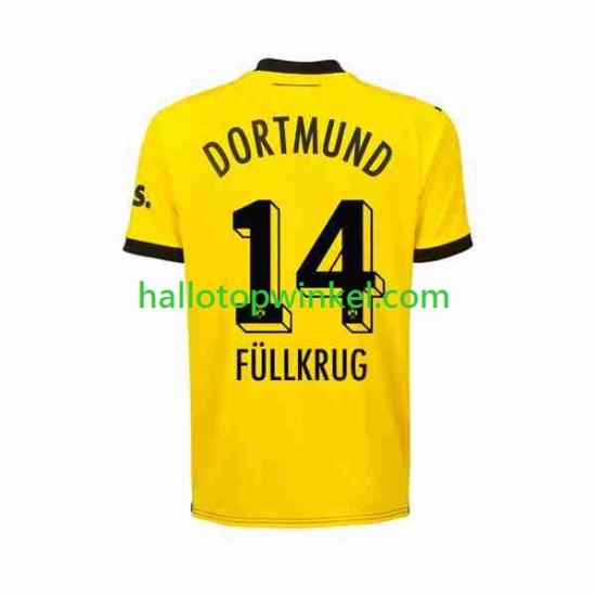 Borussia Dortmund Voetbalshirt Niclas Fullkrug 14 Heren Thuis Tenue 2023-2024 Korte Mouw
