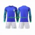 Brazilië Voetbalshirt Kleuters/Kids Uit Tenue WK 2022 Lange Mouw