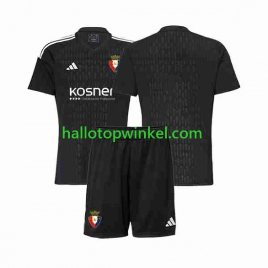 CA Osasuna Voetbalshirt Doelman Kleuters/Kids Uit Tenue 2023-2024 Korte Mouw