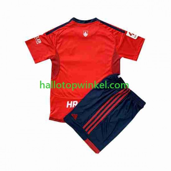 CA Osasuna Voetbalshirt Kleuters/Kids Thuis Tenue 2023-2024 Korte Mouw