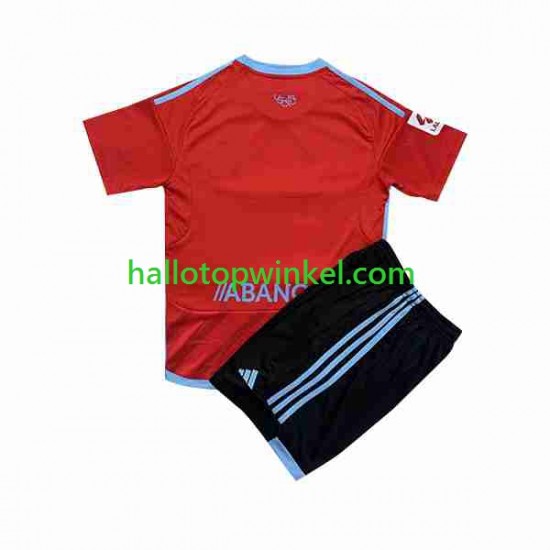 Celta de Vigo Voetbalshirt Kleuters/Kids Uit Tenue 2023-2024 Korte Mouw