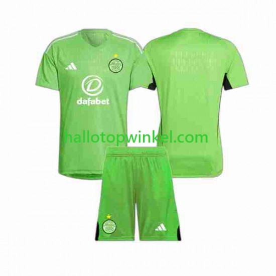 Celtic Voetbalshirt Doelman Kleuters/Kids Uit Tenue 2023-2024 Korte Mouw