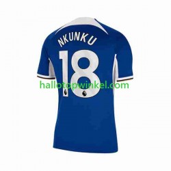 Chelsea Voetbalshirt Christopher Nkunku 18 Heren Thuis Tenue 2023-2024 Korte Mouw