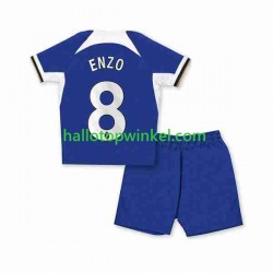 Chelsea Voetbalshirt Enzo Fernandez 8 Kleuters/Kids Thuis Tenue 2023-2024 Korte Mouw