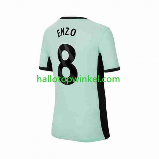 Chelsea Voetbalshirt Enzo Fernandez 8 Heren Derde Tenue 2023-2024 Korte Mouw