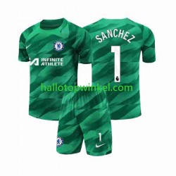 Chelsea Voetbalshirt Robert Sanchez 1 Doelman Kleuters/Kids Derde Tenue 2023-2024 Korte Mouw