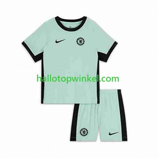 Chelsea Voetbalshirt Kleuters/Kids Derde Tenue 2023-2024 Korte Mouw