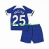 Chelsea Voetbalshirt Moises Caicedo 25 Kleuters/Kids Thuis Tenue 2023-2024 Korte Mouw