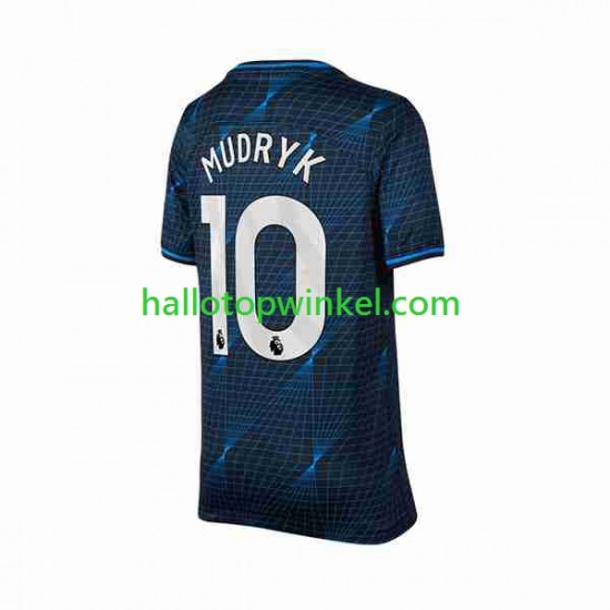 Chelsea Voetbalshirt Mykhaylo Mudryk 10 Heren Uit Tenue 2023-2024 Korte Mouw