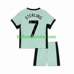 Chelsea Voetbalshirt Raheem Sterling 7 Kleuters/Kids Derde Tenue 2023-2024 Korte Mouw