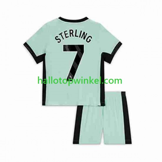 Chelsea Voetbalshirt Raheem Sterling 7 Kleuters/Kids Derde Tenue 2023-2024 Korte Mouw