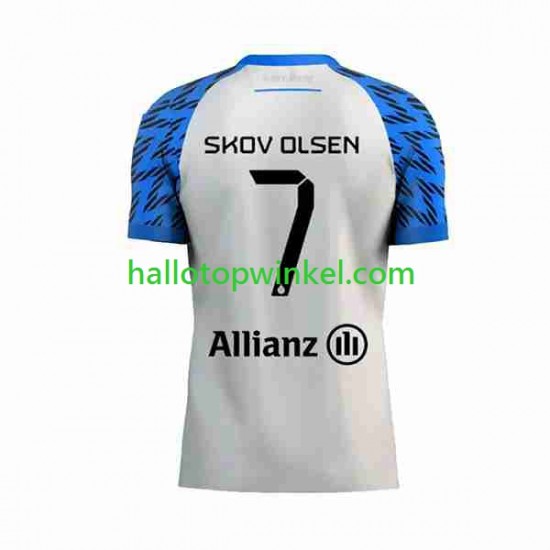 Club Brugge Voetbalshirt Andreas Skov Olsen 7 Heren Uit Tenue 2023-2024 Korte Mouw