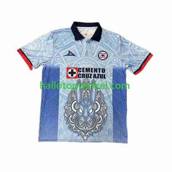 Cruz Azul Voetbalshirt Day of the Dead Heren Uit Tenue 2023-2024 Korte Mouw