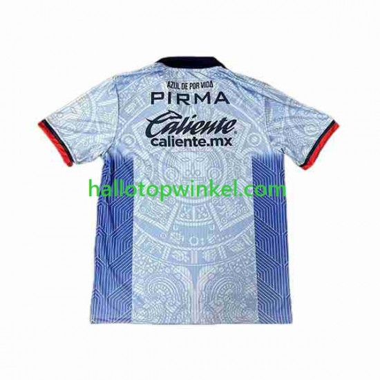 Cruz Azul Voetbalshirt Day of the Dead Heren Uit Tenue 2023-2024 Korte Mouw