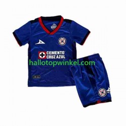 Cruz Azul Voetbalshirt Kleuters/Kids Thuis Tenue 2023-2024 Korte Mouw