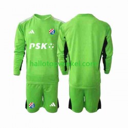Dinamo Zagreb Voetbalshirt Doelman Kleuters/Kids Thuis Tenue 2023-2024 Lange Mouw