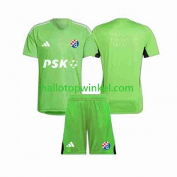 Dinamo Zagreb Voetbalshirt Doelman Kleuters/Kids Thuis Tenue 2023-2024 Korte Mouw
