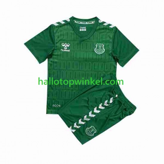 Everton Voetbalshirt FC Doelman Kleuters/Kids Thuis Tenue 2023-2024 Korte Mouw