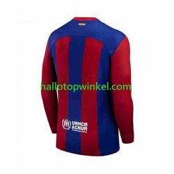 FC Barcelona Voetbalshirt Heren Thuis Tenue 2023-2024 Lange Mouw
