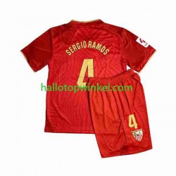 Sevilla FC Voetbalshirt Sergio Ramos 4 Kleuters/Kids Uit Tenue 2023-2024 Korte Mouw